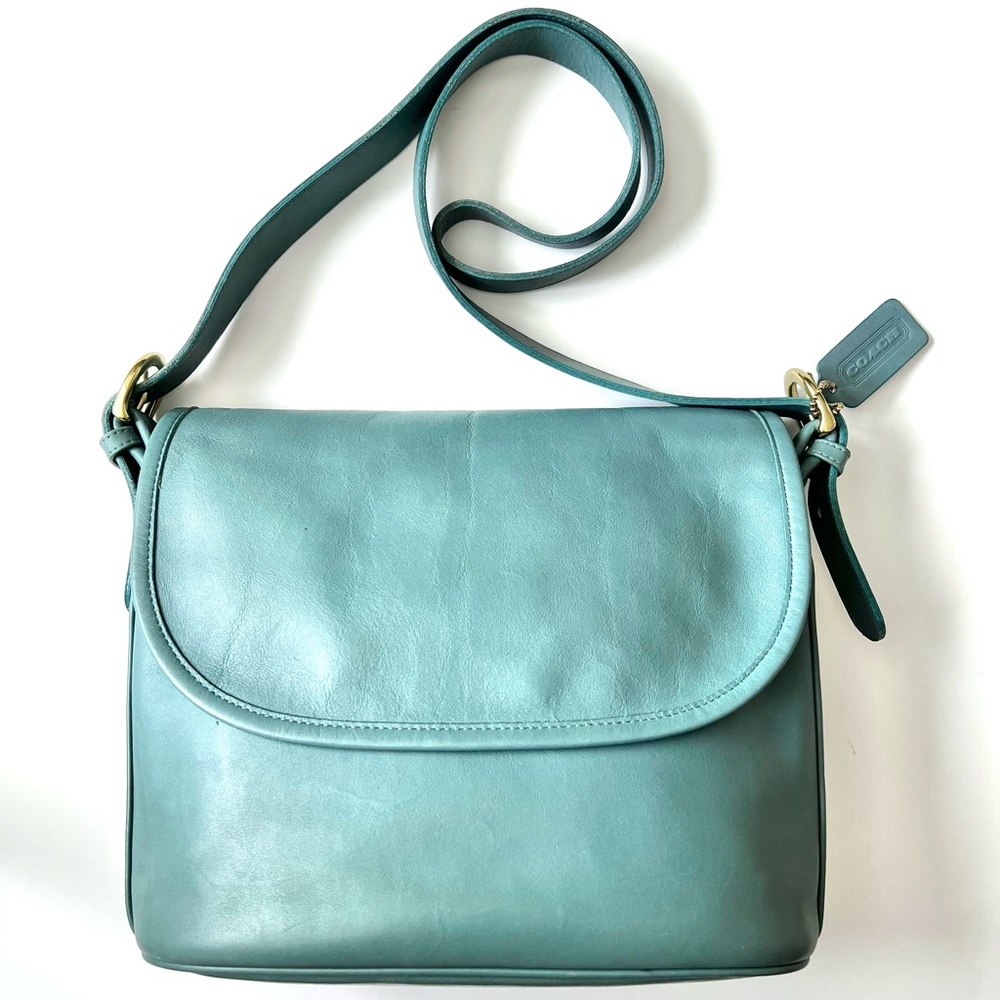 🌊 Vintage Coach Ocean Blue Fletcher Bag 4150 - never used